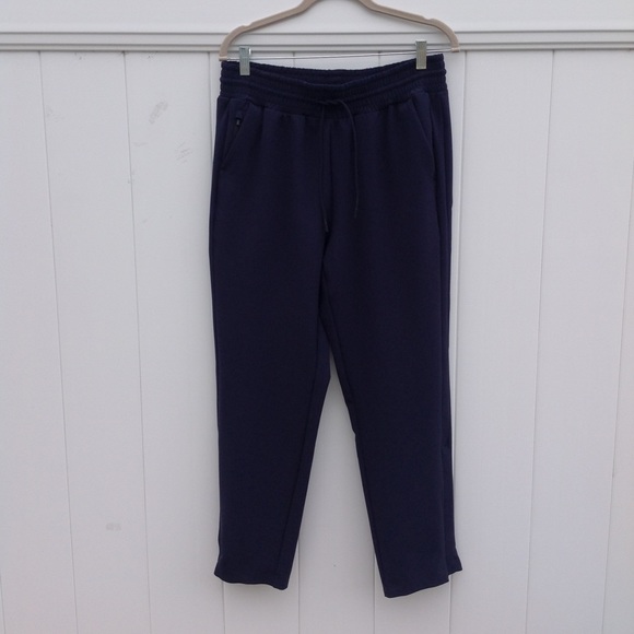 Athleta Metropolis Straight Leg Pant PrimaTwill Fabric Navy Blue sz.8 - Picture 12 of 13